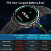 1.85" Ultra HD Smartwatch GPS Bluetooth Call Health Monitoring Watch Gym Gift