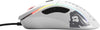 Model D Wired Gaming Mouse - 68G Superlight Honeycomb Design, RGB, Ergonomic, Pixart 3360 Sensor, Omron Switches, PTFE Feet, 6 Buttons - Glossy White